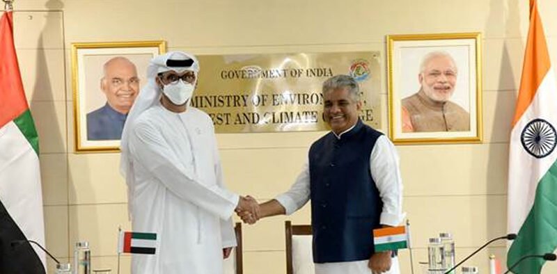 Bhupender Yadav meets with H.E. Dr Sultan Al Jaber, UAE Climate Envoy and Minister of Industry and Advanced Technology » Kamal Sandesh