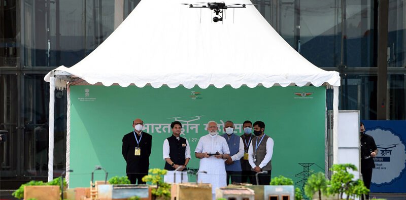 PM inaugurates India's biggest Drone Festival - Bharat Drone Mahotsav 2022 » Kamal Sandesh