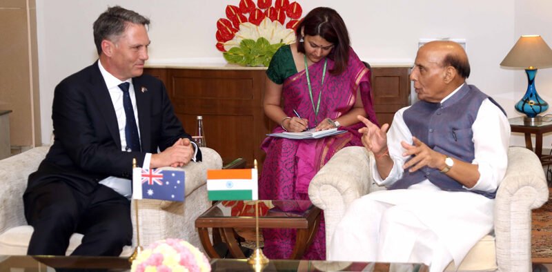 Raksha Mantri & his Australian counterpart discuss ways to enhance defence cooperation » Kamal Sandesh