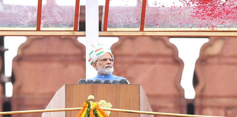 PM addressed the nation from the ramparts of the Red Fort on the 76th Independence Day » Kamal Sandesh