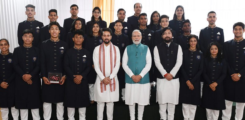 PM felicitates Indian Contingent for Commonwealth Games 2022 » Kamal Sandesh