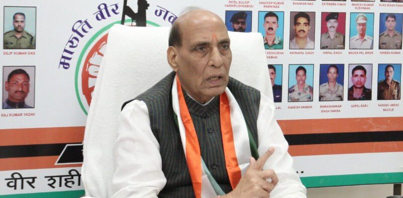 It is our national responsibility to stand with the families of the fallen heroes: Rajnath Singh » Kamal Sandesh