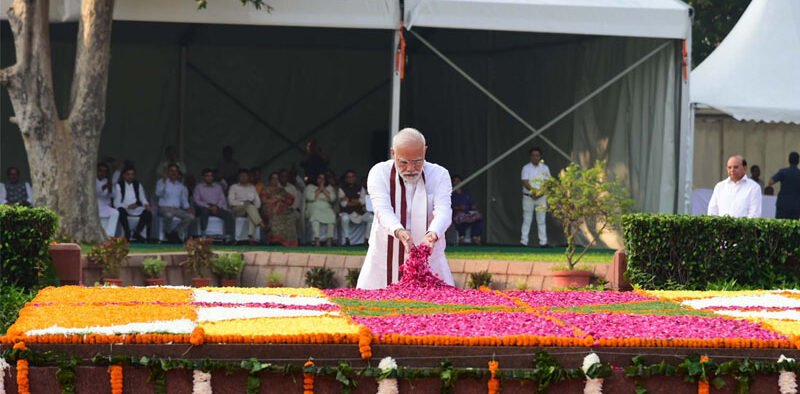 PM pays floral tributes to Lal Bahadur Shastri on his Jayanti at Vijay Ghat » Kamal Sandesh