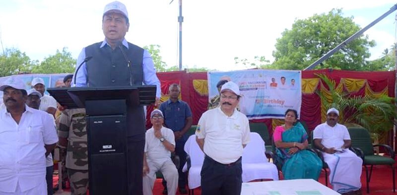 Sarbananda Sonowal launches mass plantation drive at VOC Port as part of Sewa Pakhwada » Kamal Sandesh