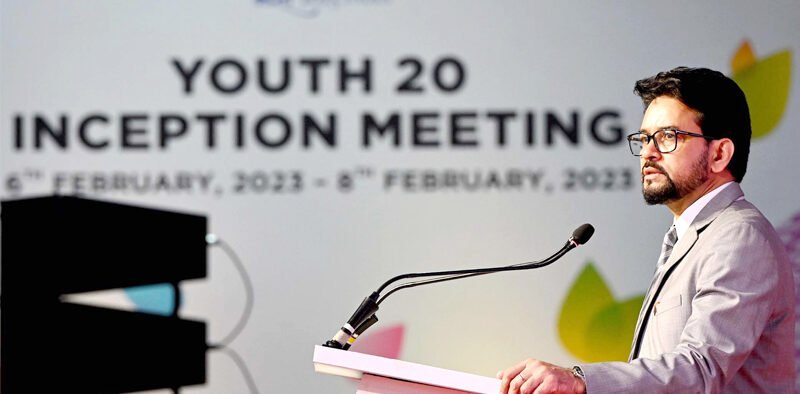 Anurag Thakur participates in ‘Youth Dialogue’ at IIT Guwahati on Day 2 of Y20 Inception Meeting » Kamal Sandesh