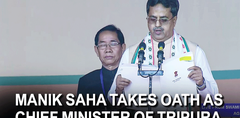 Double-engine government leads to BJP’s victory in Tripura : Manik Saha » Kamal Sandesh