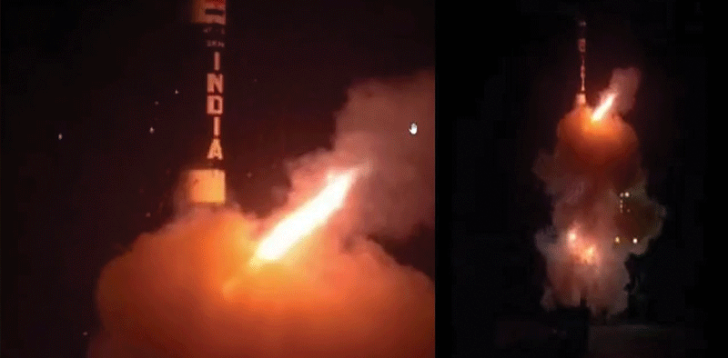 India flight-tests new-gen ballistic missile 'Agni Prime' » Kamal Sandesh