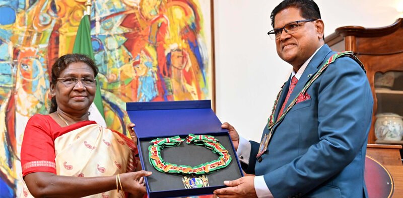 PM congratulates Rashtrapati Ji on being conferred highest civilian award of Suriname » Kamal Sandesh