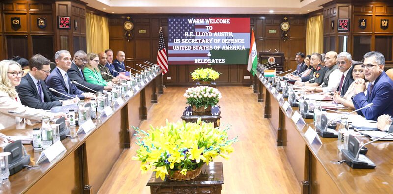 Raksha Mantri & US Secretary of Defence hold talks in New Delhi » Kamal Sandesh