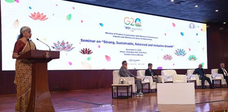 FM addresses  G20 Webinar on ‘Strong, Sustainable, Balanced and Inclusive Growth’ in New Delhi » Kamal Sandesh