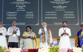 PM lays foundation stone of multiple development projects worth more than Rs 6,800 crores in Sangareddy, Telangana » Kamal Sandesh